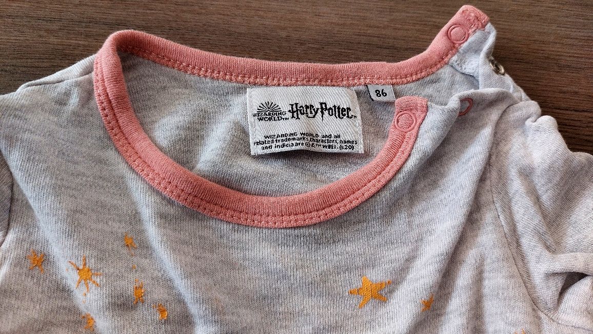 Komplet piżamka (body + spodenki) Harry Potter Hedwiga, rozm. 86