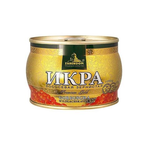 Красная Икра ZarenDom Gold Premium 250 g.  Опт/Розн. Доставка Беспл.