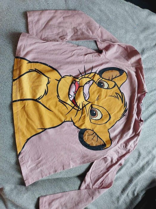 Bluzka oversize król lew Zara 140