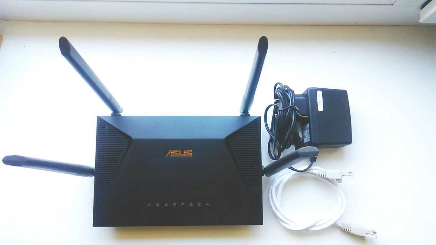 Роутер ASUS RT-AX53U AX1800: гигабит Wan,Usb,Mesh,Mu-Mimo (Keenetic)