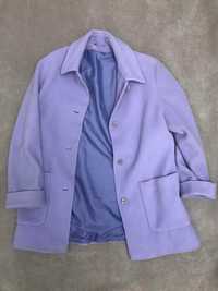 Пальто женское демисезонное р.10 шерсть в отличном состоянии