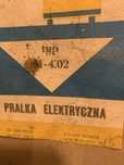 Nowa pralka PRL Typ M-4.02 1985r.