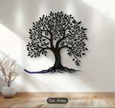 Arvore da vida decorativa em metal