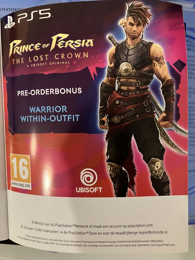 Prince of Persia PS5 com DLC