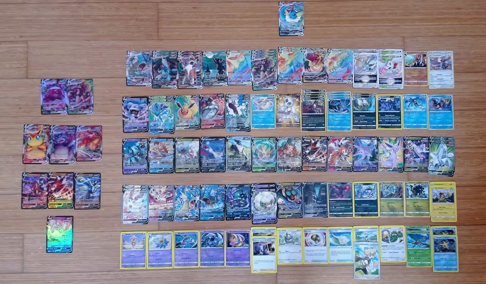 Coleção de 100 Cartas Pokémon