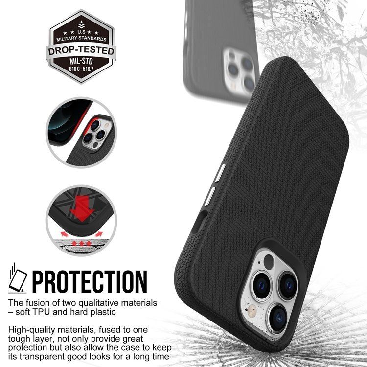 X-Guard Dual Rugged Case Pancerne Etui Do Iphone 13 Pro Max (Czarny)