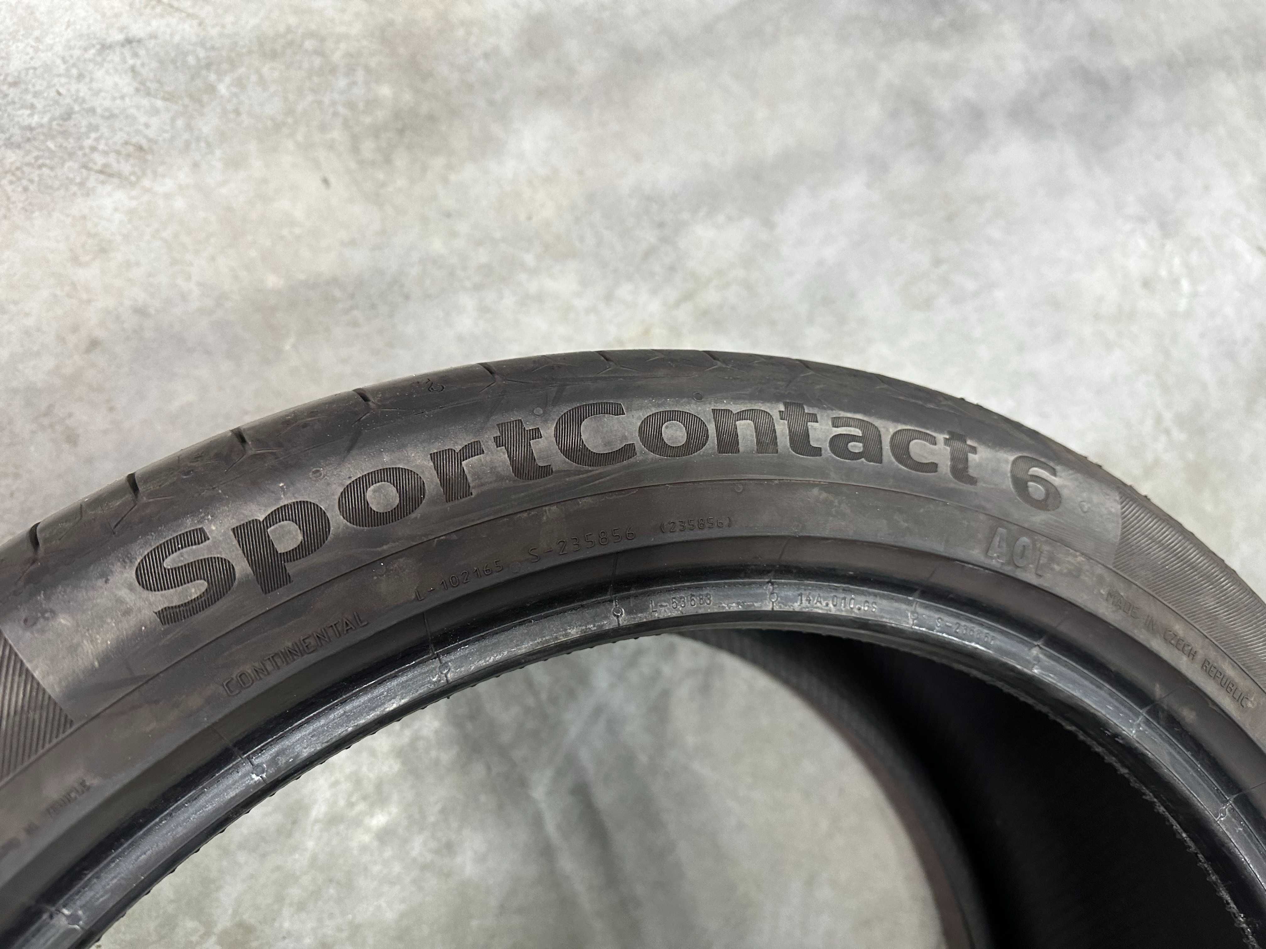 255-40 R20 101Y Continental Sport Contact 6 AO1 розпаровка 1шт