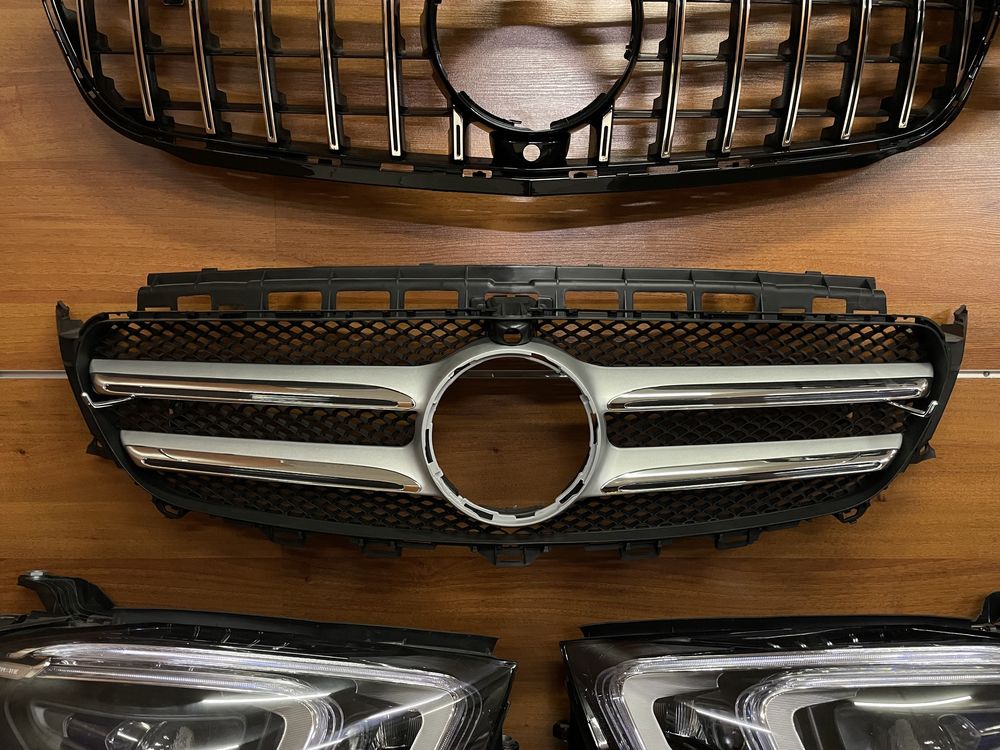 Решетка радиатора Avantgarde AMG Mercedes E-Class W213 W238 Решітка