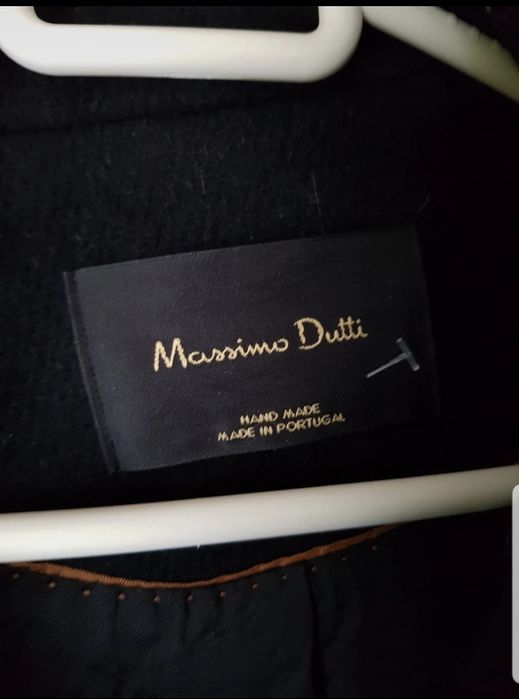 Płaszcz wiosenny wełna Massimo Dutti
