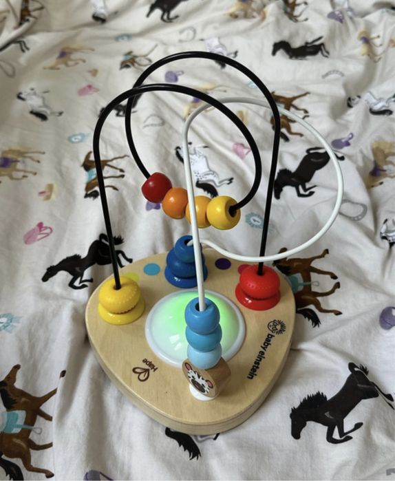 Drewniana zabawka dla niemowlaka mikser kolorów baby einstein muzyka