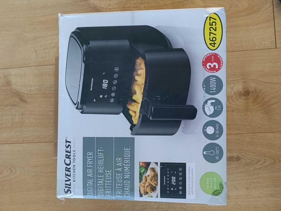 SILVERCREST Frytkownica beztłuszczowa Air Fryer 2,4L SHFD 1400 C1