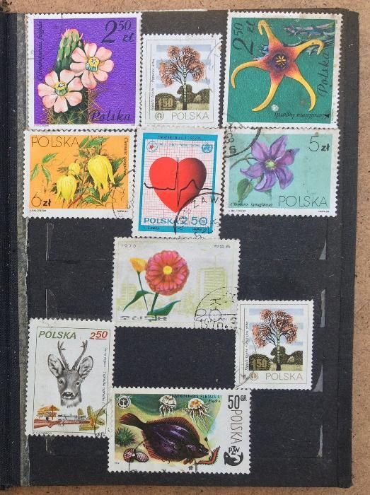 znaczki pocztowe, mała kolekcja