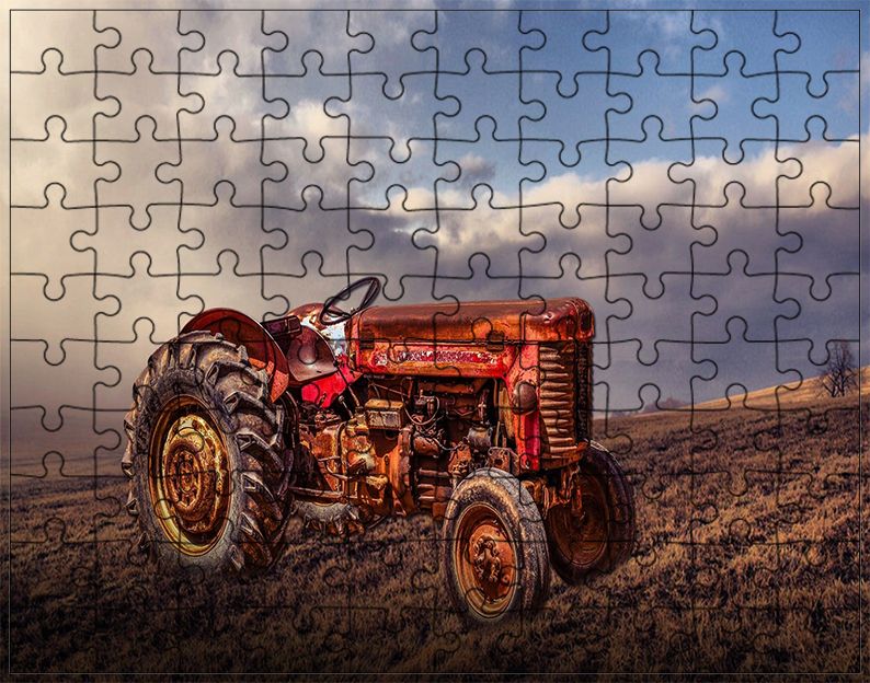 Puzzle Traktor Ciągnik PRODUCENT