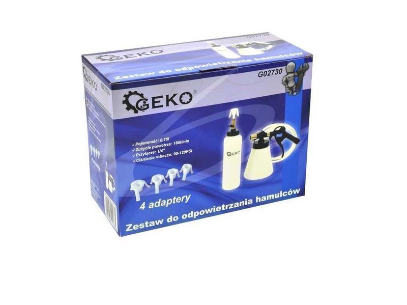 Набор для прокачки и замены тормозной жидкости GEKO G02730