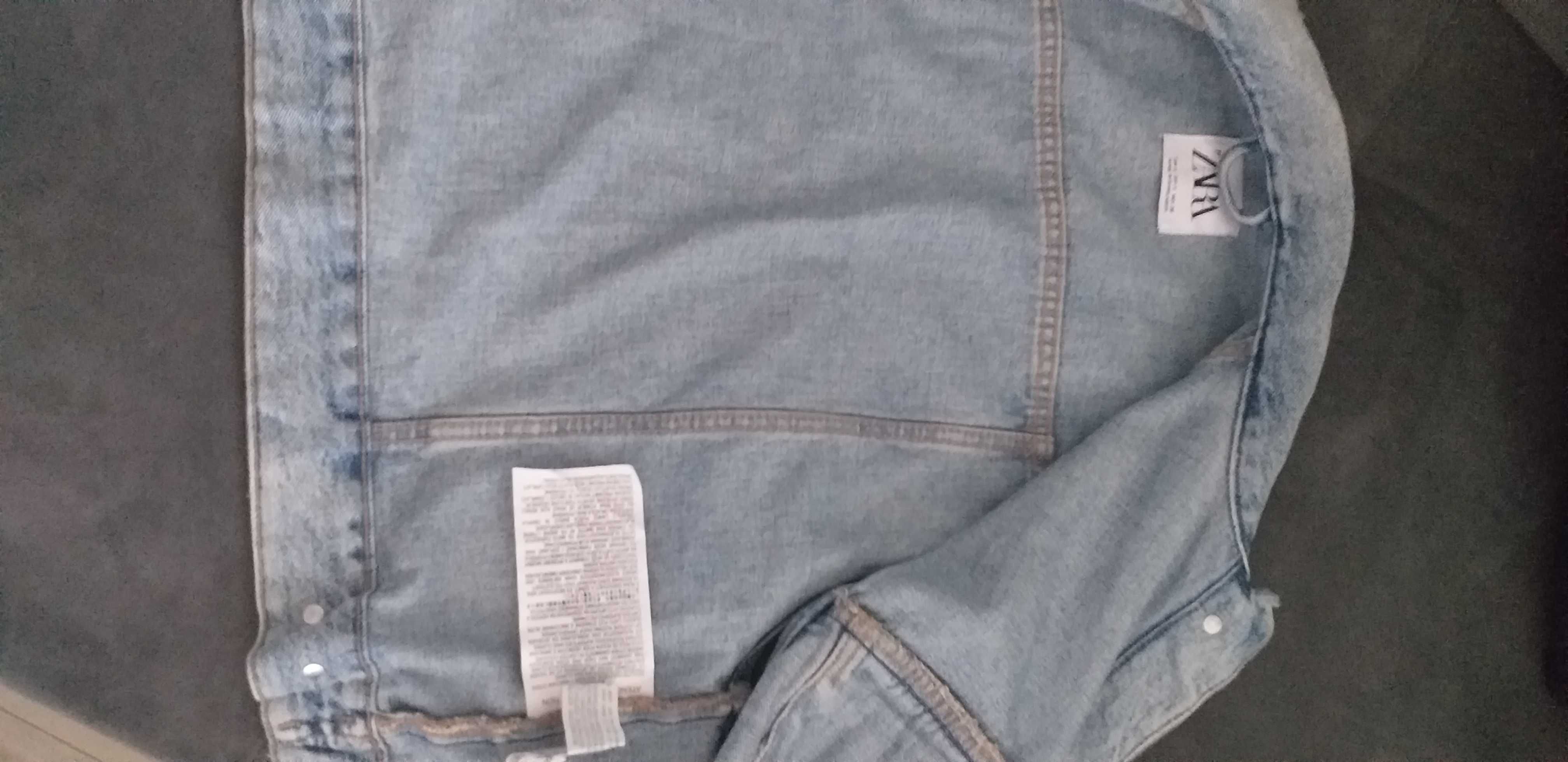 Zara 36 s kamizelka  jeans 38 40