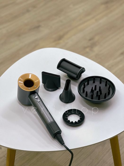 Потужний фен з насадками — професійна укладка вдома, різні кольори!