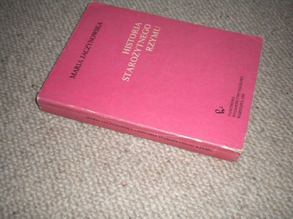 M. Jaczynowska, Historia starożytnego Rzymu