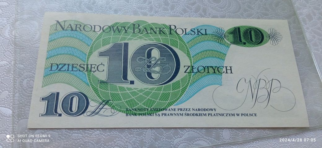 Banknoty PRL kolekcjonerskie