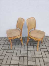 Krzesła A811 Hoffmann Naturalny Ratan Design PRL