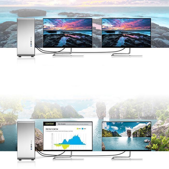 Kabel Displayport - DVI Ugreen 2M, Czarny - Wysoka Jakość Obrazu