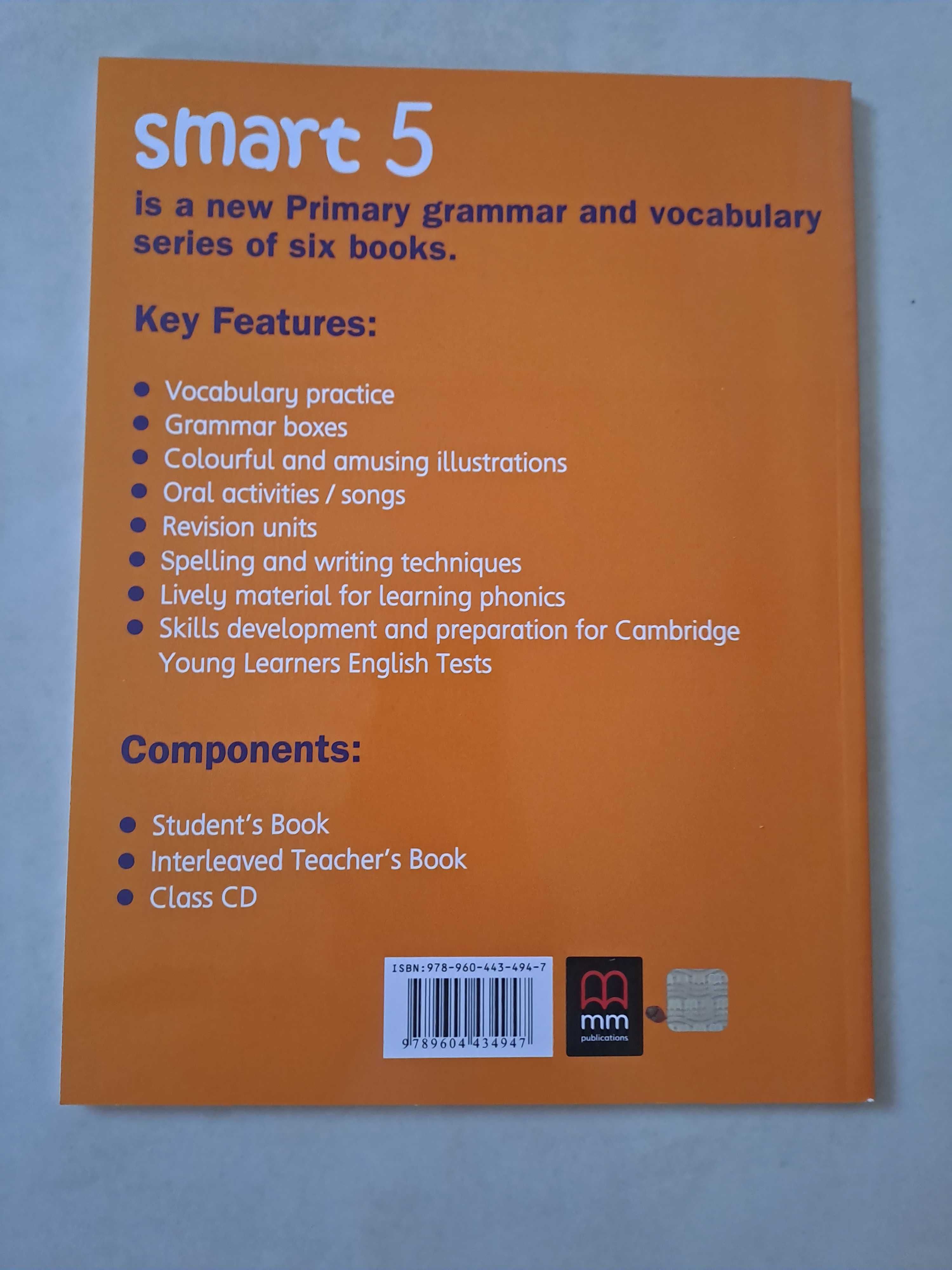 Książka podręcznik smart grammar and vocabulary 5