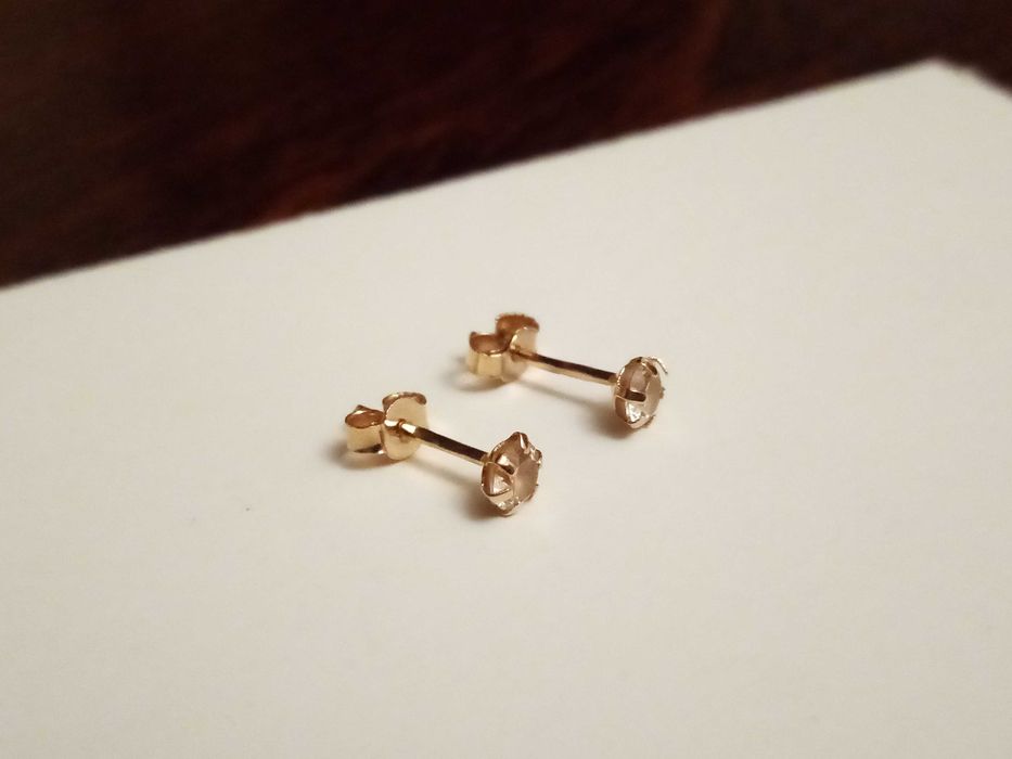 Серьги золотые пуссеты (гвоздики), золоті сережки, цвяшки