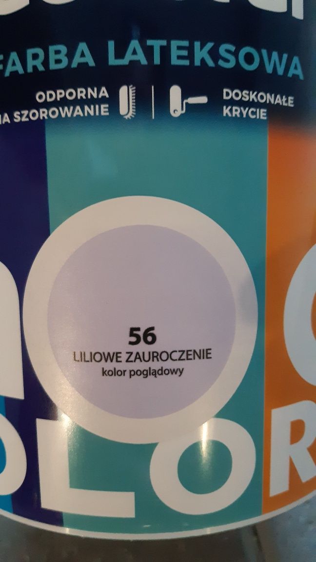 Farba lateksowa Dekoral Moc Koloru 
LILIOWE ZAUROCZENIE nr 56
2,5 l