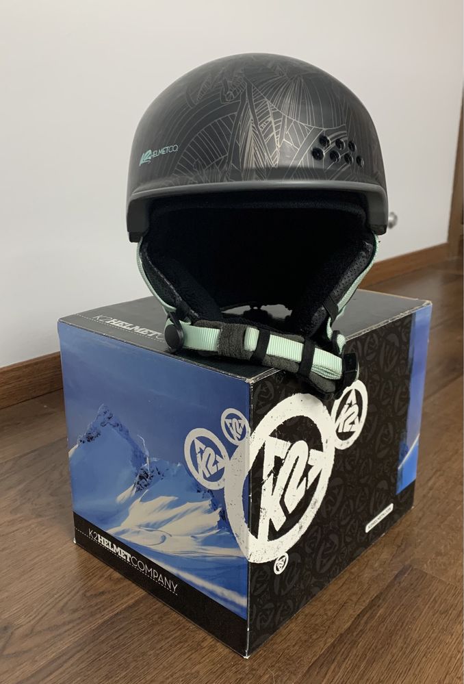 Kask narciarski snowboardowy K2 ALLY PRO ze słuchawkami XS (48-51 cm)