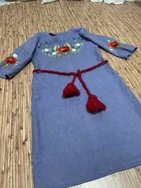 Сукня вишиванка льон