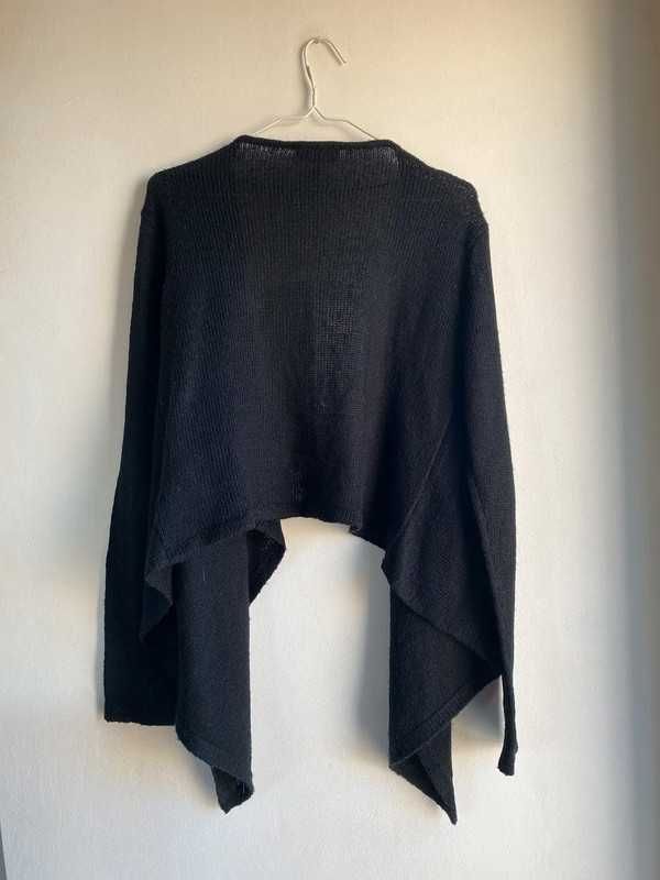 Czarny asymetryczny sweterek Sublevel XL/XXL