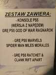Konsola Sony PlayStation 5 + 3 GRY .