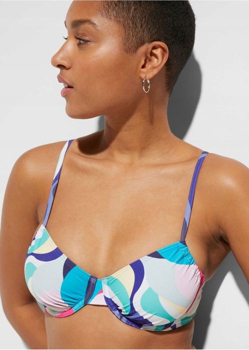 Biustonosz bikini miękki z fiszbinami 85E.