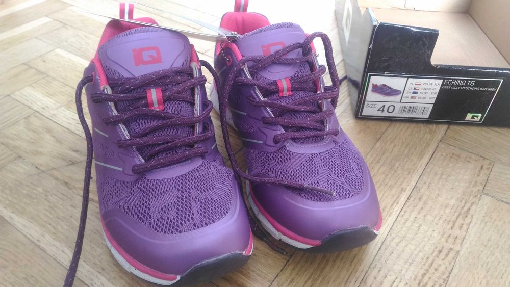Nowe buty IQ Echino TG lekkie do biegania r. 39, 40