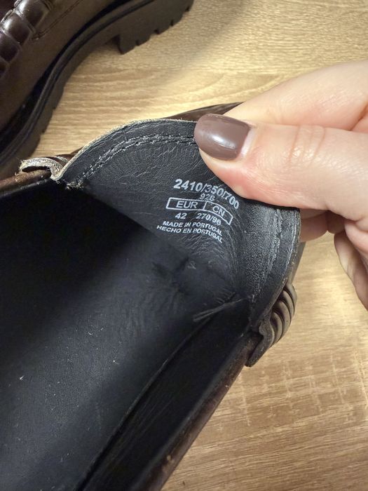 Шіряні лофери чоловічі 42 р