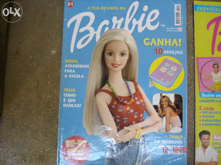 Revistas da Barbie de 2000 e 2001