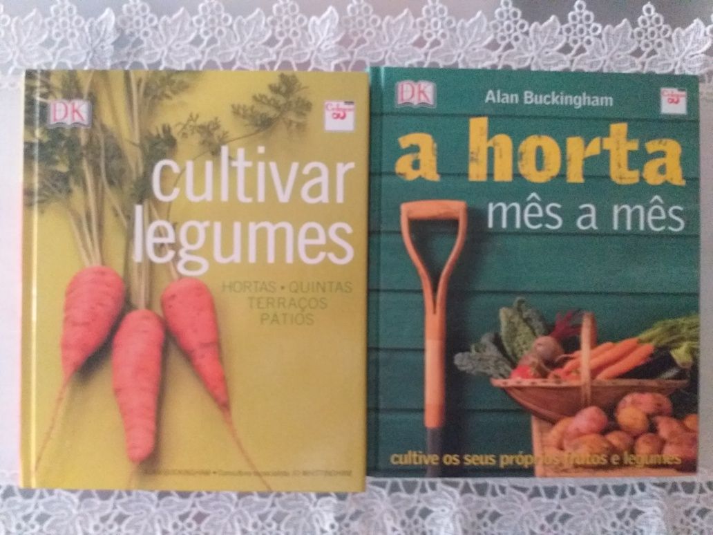 Livros"CONSERVAS"Horta Jardim"GOLFE"Doces Compotas"Cultivar legumes"H