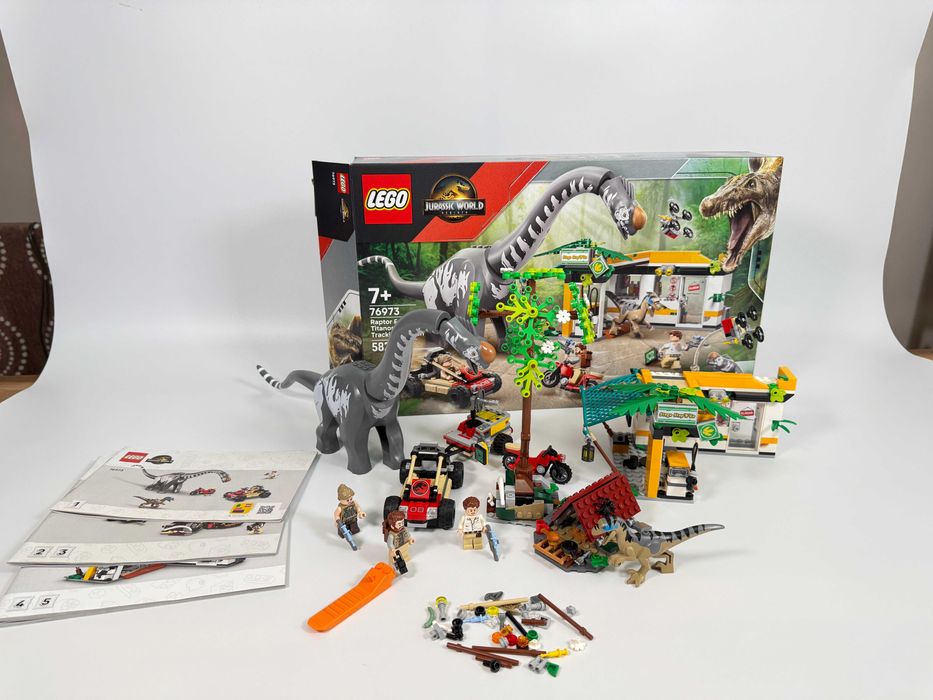 LEGO Jurassic World Місія з відстеження раптора і титанозавра 76973