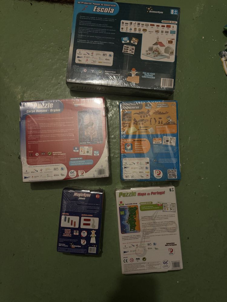 Jogos e brinquedos educacionais NOVOS da Science4you