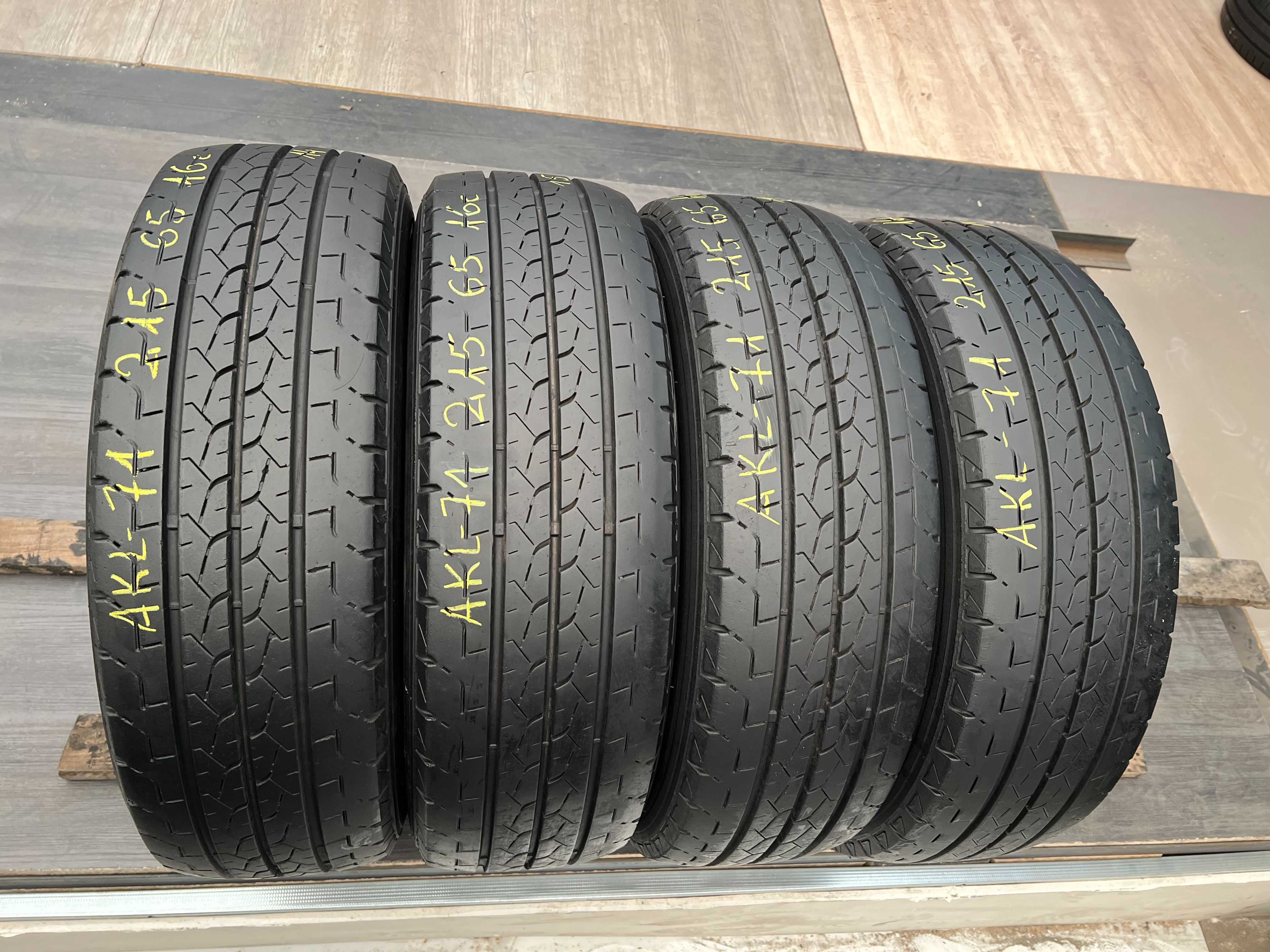 Opony letnie 215/65/R16C Bridgestone Duravis R660 / 8MM  - 4 sztuki