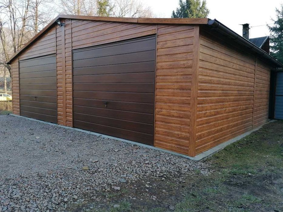 Złoty Dąb + Zadaszenie |Garaże  Bezpośrednio od Producenta - Maj-Blach