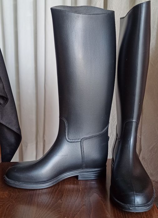 Par de botas de hipismo / equitação tamanho / n.° 37