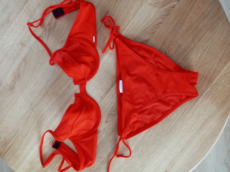 Kostium strój kąpielowy bikini s/m LOAVIES czerwony nowy