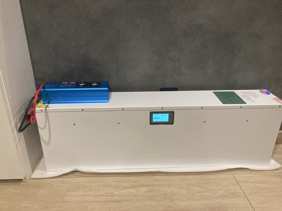 Резервне живлення Акумулятор lifepo4 12v300ah (3,6 квт)+Інвертор 3 квт