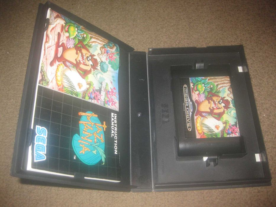 Jogo "Taz-Mania" para Sega Mega Drive/Completo!