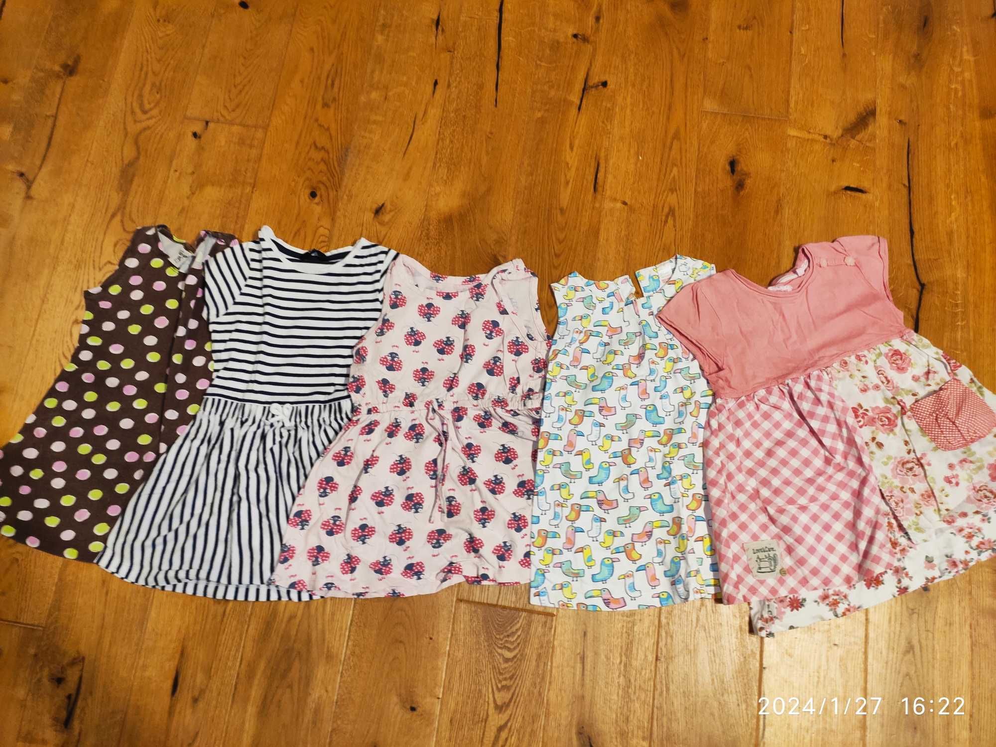 Paka ubrań dla dziewczynki/ Ubranka dla dziewczynki 98-110