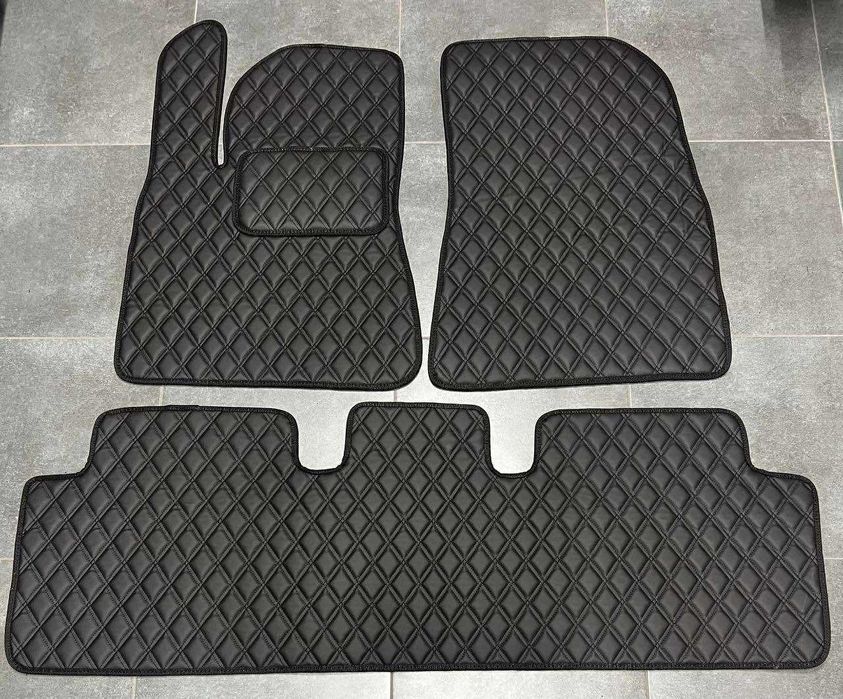 Коврики із екошкіри для Тесли\ Tesla Model 3\ Y\ S\ X\ еко кожа