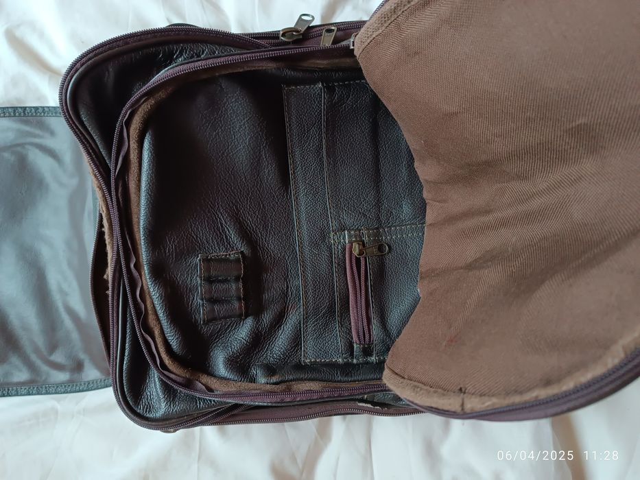 Mochila executiva em pele