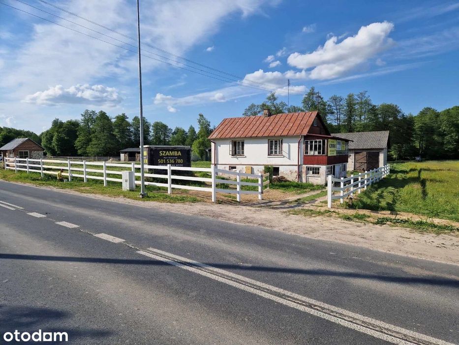 Dom z działką 6800m2 przy rzece Nałęczów