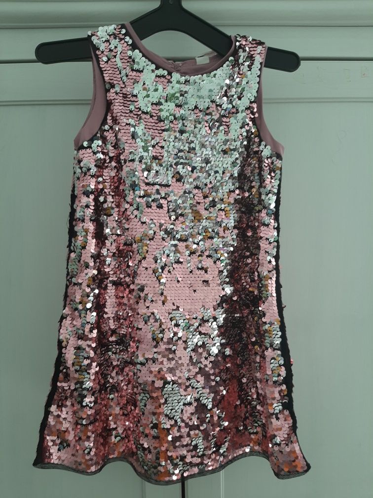 Sukienka w cekiny H&M r. 104