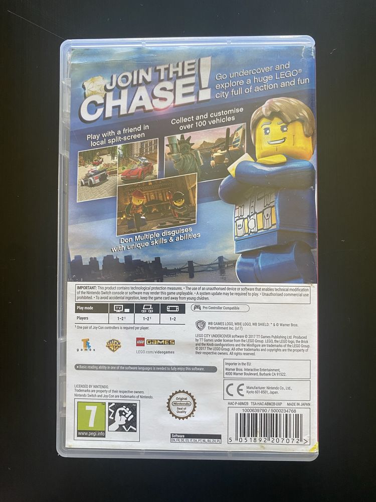 Jogo Lego City Undercover Nintendo Switch Usado